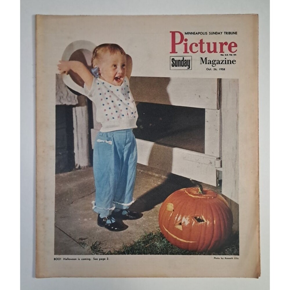 Picture Magazine Minneapolis Sunday Tribune 10/26/58 Gary Cooper
